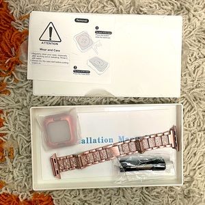 Lelong Apple Watch Bling Band Rose Gold